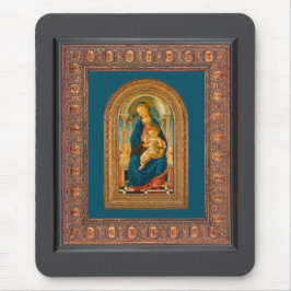Botticelli (1445-1510) Madonna & Child Enthroned C Mousepad