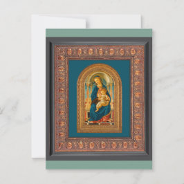 Botticelli (1445-1510): Madonna und Kind begeister Postkarte