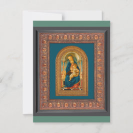 Botticelli (1445-1510): Madonna und Kind begeister Postkarte