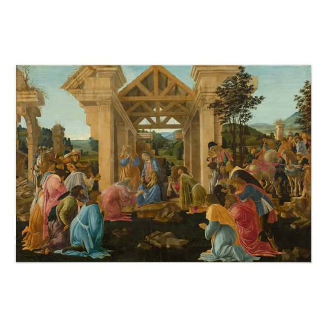 Botticelli Adoration der Magi Poster (Vorderseite)