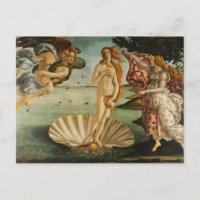Botticelli Die Geburt der Postkarte der Venus