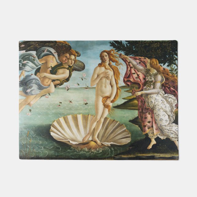 BOTTICELLI - Die Geburt der Venus 1483 Fußmatte (Vorderseite)