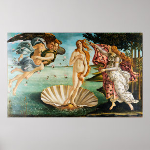 BOTTICELLI - Die Geburt der Venus 1483 Poster