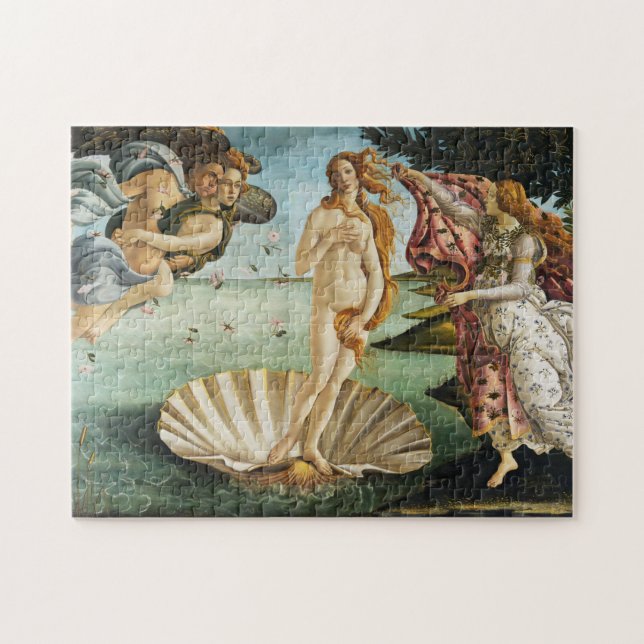 BOTTICELLI - Die Geburt der Venus 1483 Puzzle (Horizontal)