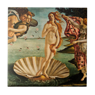 Botticelli - die Geburt der Venus Fliese