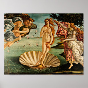 Botticelli - die Geburt der Venus Poster