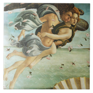 Botticelli "Die Geburt der Venus - Zephyr & Chlori Fliese