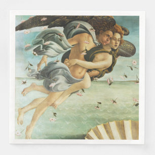 Botticelli "Die Geburt der Venus - Zephyr & Chlori Serviette