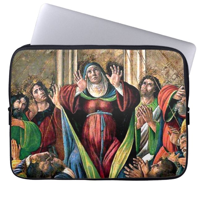 Botticelli - Die Herabkunft des Heiligen Geistes Laptopschutzhülle (Vorderseite)
