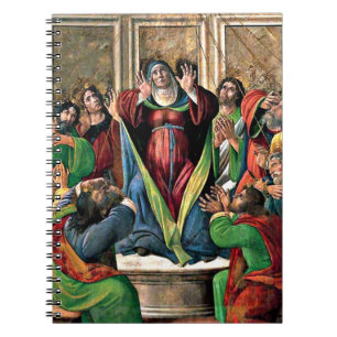 Botticelli - Die Herabkunft des Heiligen Geistes Notizblock