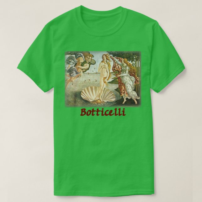 Botticelli Geburt der Venus 2 T-Shirt (Design vorne)