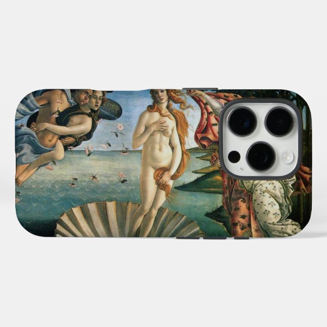 Botticelli Geburt der Venus Case-Mate iPhone Hülle (Rückseite (Horizontal))