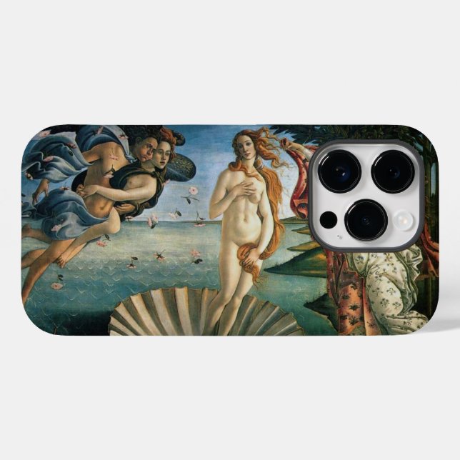 Botticelli Geburt der Venus Case-Mate iPhone Hülle (Rückseite (Horizontal))