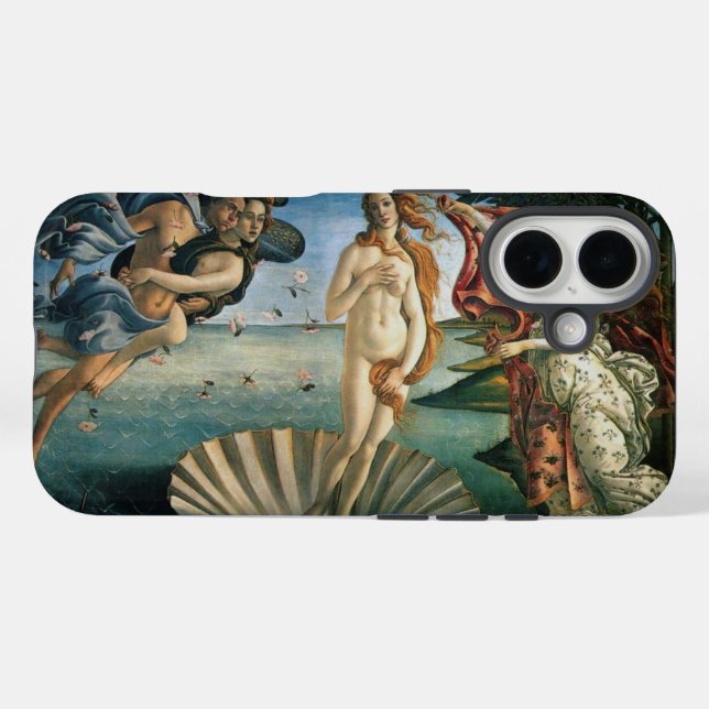 Botticelli Geburt der Venus Case-Mate iPhone Hülle (Rückseite (Horizontal))