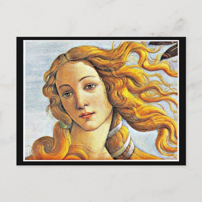 Botticelli, Geburt der Venus-Malerkarte Postkarte (Vorderseite)