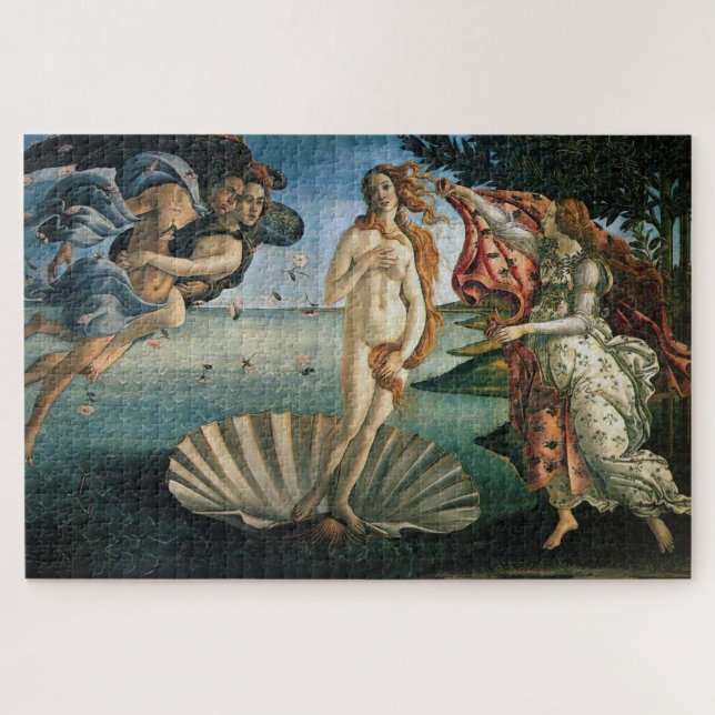 Botticelli Geburt der Venus Puzzle (Horizontal)