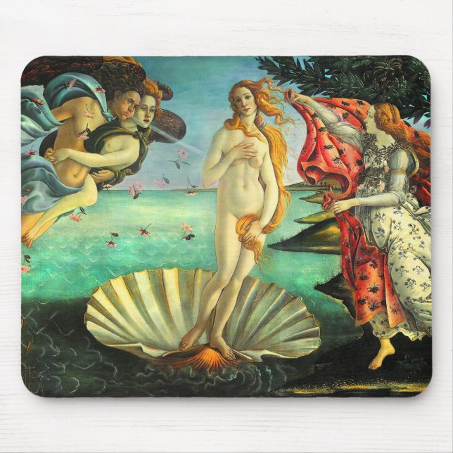 Botticelli Geburt von Venus Mousepad (Vorne)