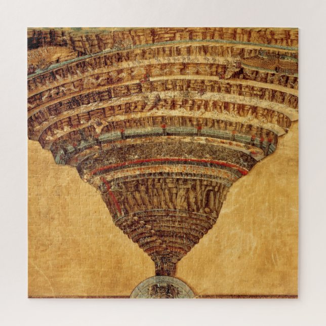 Botticelli "Inferno" Puzzle (Vertikal)