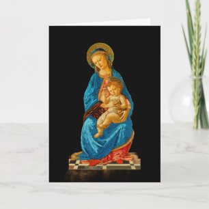 Botticelli Madonna und Kind begeistert Karte