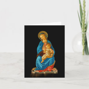 Botticelli Madonna und Kind begeistert Karte