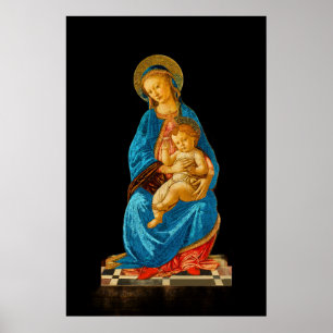 Botticelli Madonna und Kind begeistert Poster