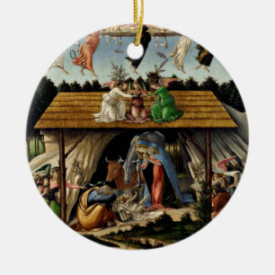 Botticelli Mystical Nativity Keramik Ornament