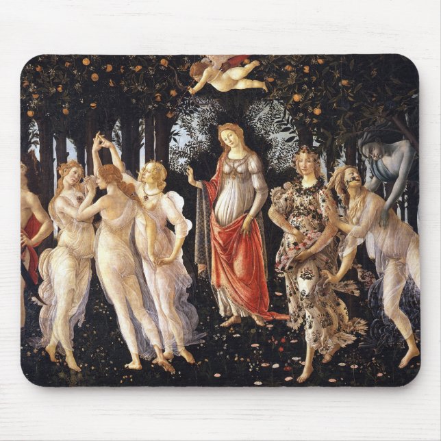 BOTTICELLI -Primavera 1482 Mousepad (Vorne)