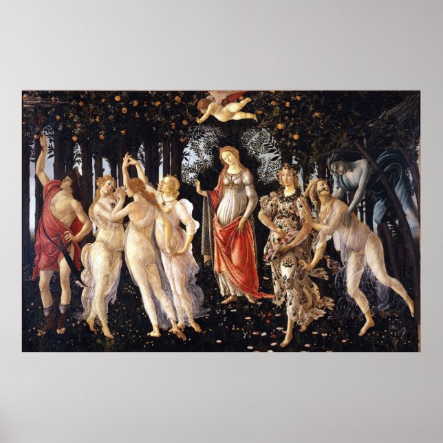 BOTTICELLI - Primavera 1482 Poster (Vorne)