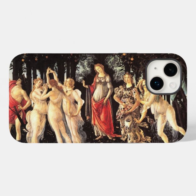 Botticelli Primavera/Allegory of Spring Case-Mate iPhone Hülle (Rückseite (Horizontal))