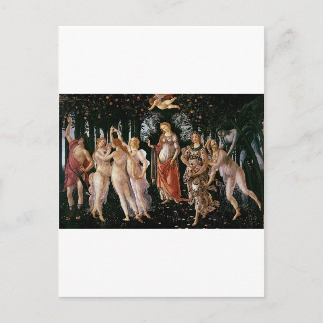 Botticelli-primavera Postkarte (Vorderseite)