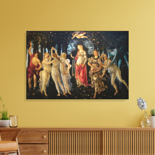Botticelli Primavera Renaissance Florale Göttin Leinwanddruck