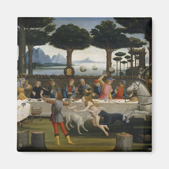 Botticelli Renaissance-Malerei Magnet (Vorne)