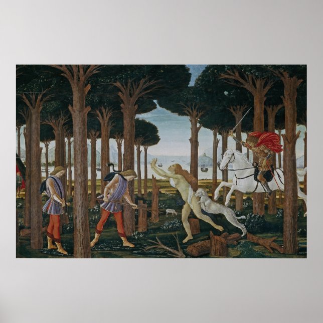 Botticelli Renaissance-Malerei Poster (Vorne)