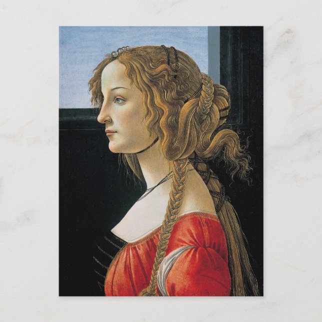 Botticelli Renaissance-Malerei Postkarte (Vorderseite)