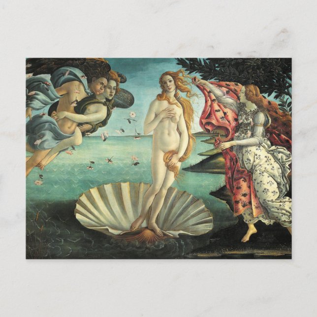 Botticelli Renaissance-Malerei Postkarte (Vorderseite)