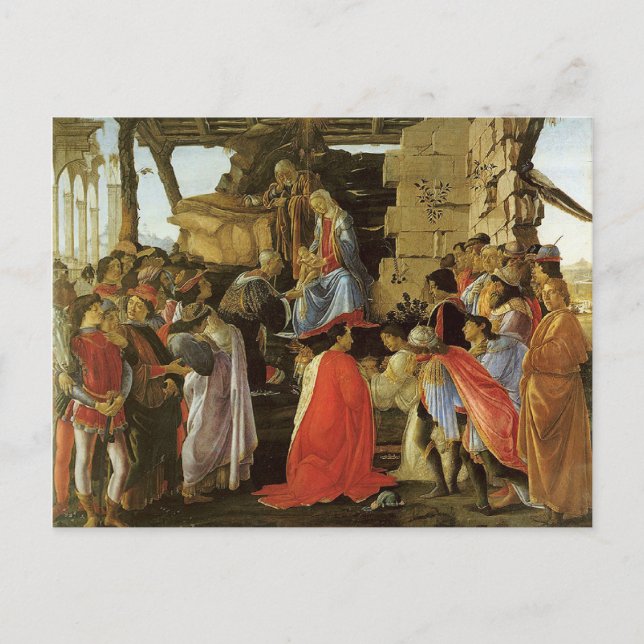 Botticelli Renaissance-Malerei Postkarte (Vorderseite)
