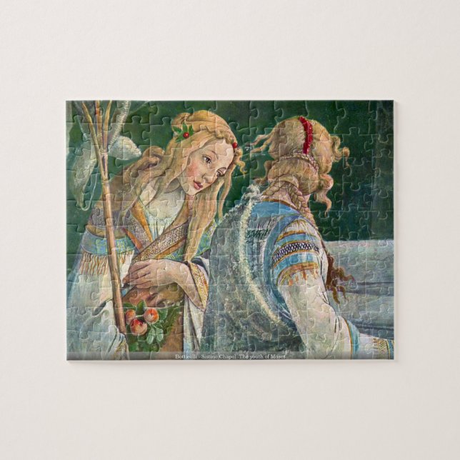 Botticelli - Sistine Kapelle - die Jugend von Puzzle (Horizontal)