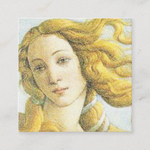 Botticelli Venus Telefonnummerkarte
