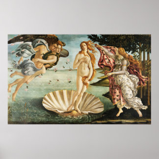Botticellis Geburt der Venus Poster