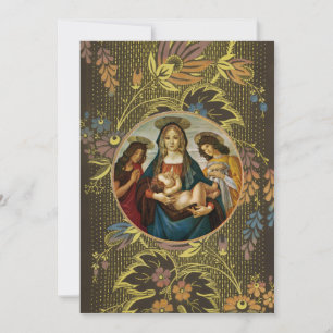 Botticellis Madonna mit Kind Einladung