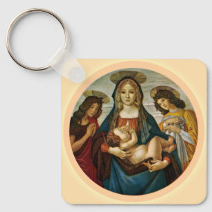 Botticellis Madonna mit Kind Schlüsselanhänger