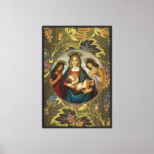 Botticellis Madonna und Kind Leinwanddruck