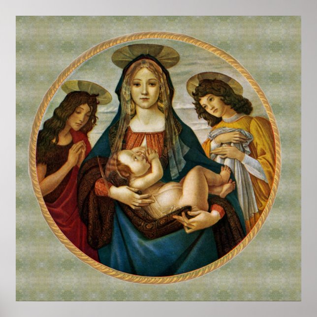 Botticellis Madonna und Kind  Poster (Vorne)