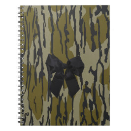 Bottland Camouflage Niedlich Bow Ribbon für Frauen Notizblock