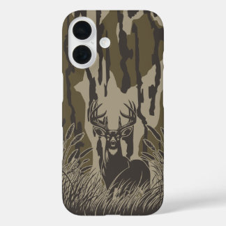 Bottland-Camouflage Weiße Hirsche Buck Jagd Camouf iPhone 16 Hülle