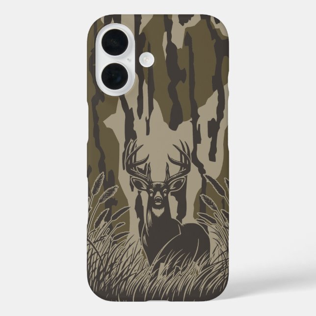 Bottland-Camouflage Weiße Hirsche Buck Jagd Camouf Case-Mate iPhone Hülle (Rückseite)