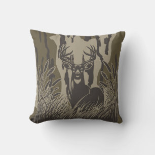 Bottland-Camouflage Weiße Hirsche Buck Jagd Camouf Kissen