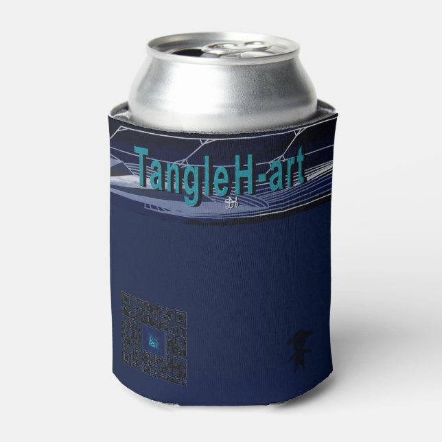 Bottle cooler TangleH-art merch Dosenkühler (Kanne Vorderseite)