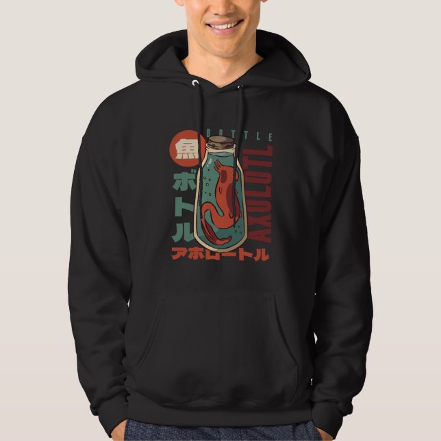 Bottle Cute Little Axolotl Hoodie (Vorderseite)