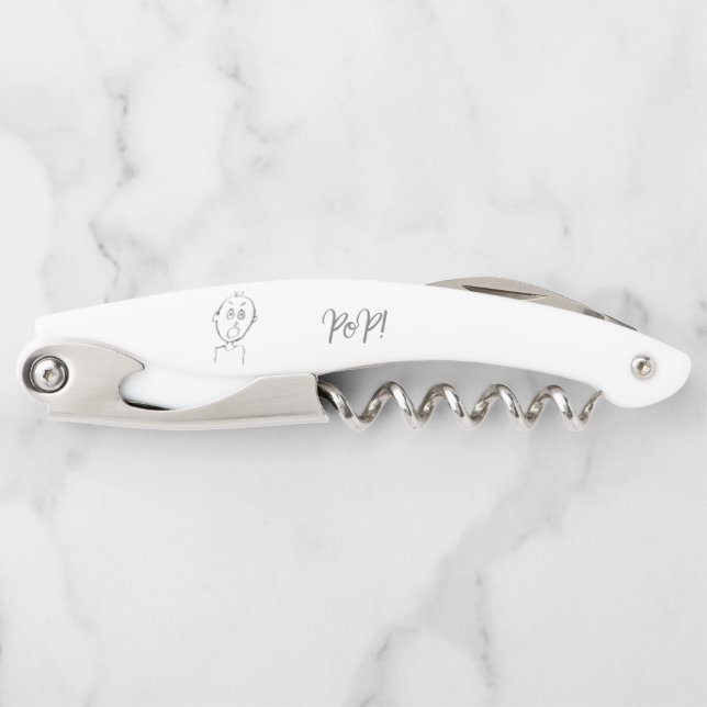 BOTTLE OPENER ART STYLE DESIGN KELLNERMESSER (Vorderseite)